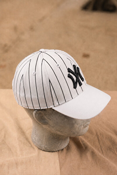 Thermohis Striped Black and White Unisex Gabardine Fabric Women's Hat Men's H...