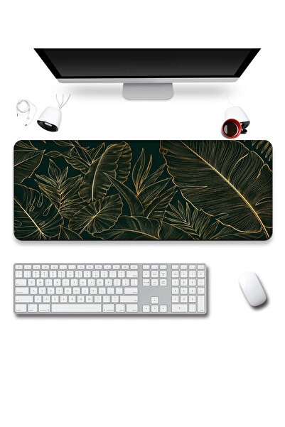 SonicTouch Keyboard Mousepad 40X90Cm Emerald Garden Seamless Smooth Liquid-Pr...