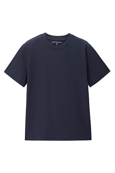 Giordano Men's Mock Neck Short Sleeve Regular Tee