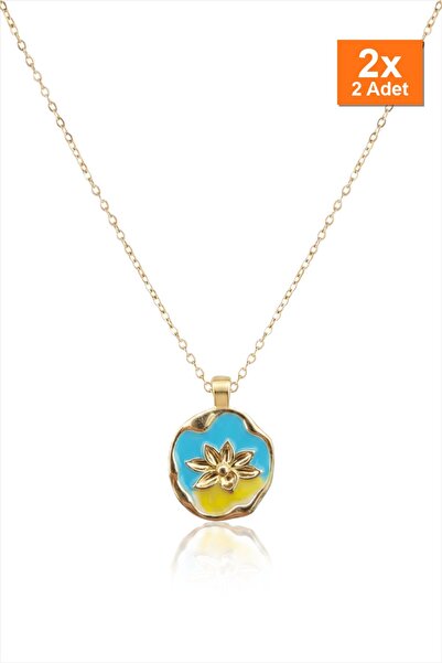 Bozhi Steel Necklace Gold 45cm Stylish Gift