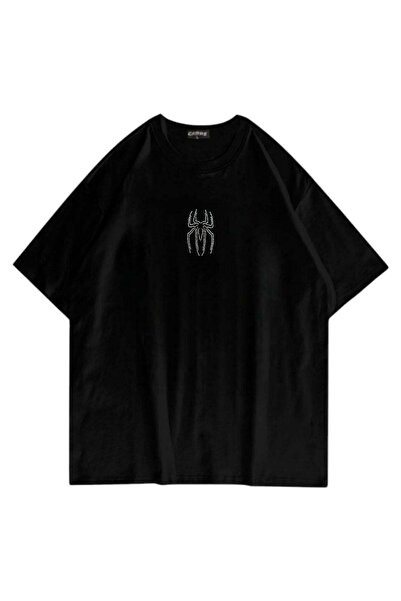 Carpe Black Stone Spider Oversize T-shirt