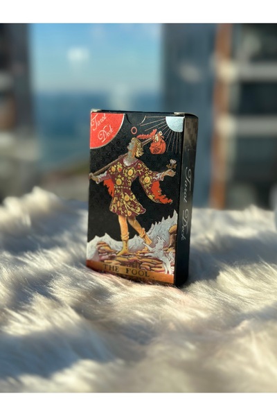 Galaksi Dükkanı Black Tarot Destesi /Yüksek Kalite, Su Geçirmez, Dayanıklı Ka...