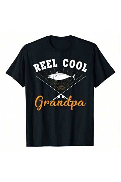 45 BPM تي شيرت رجالي من Reel Cool Grandpa Fishing Funny Fisherman's Pun Joke،...