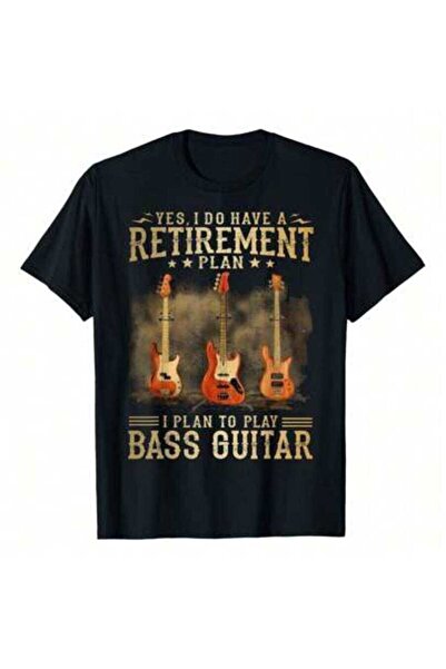 KYMC07 تي شيرت Yes Do Have A Retirement I Plan To Play Bass Guitar، مصنوع من ...