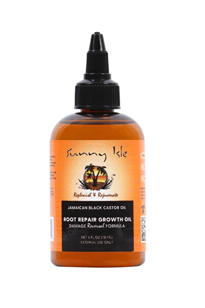 Sunny Isle Jamaican Black Castor Oil Root Repair Growth Oil, Brown 4 Fl Oz