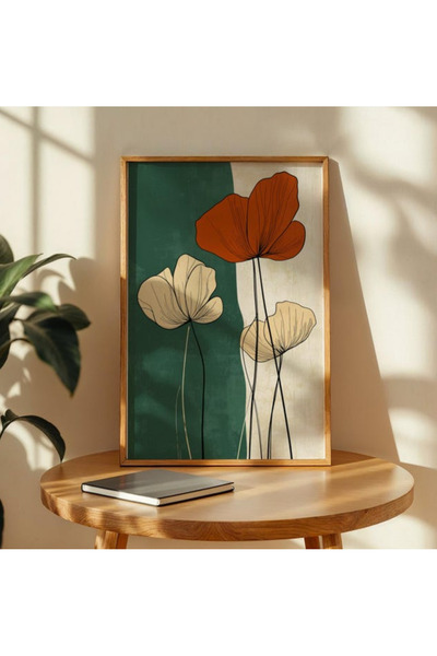woodsia One Piece Wooden Framed Painting Tek_0544