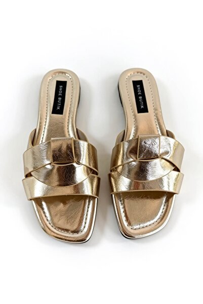 Shoebutik Ola Gold Women's Slippers