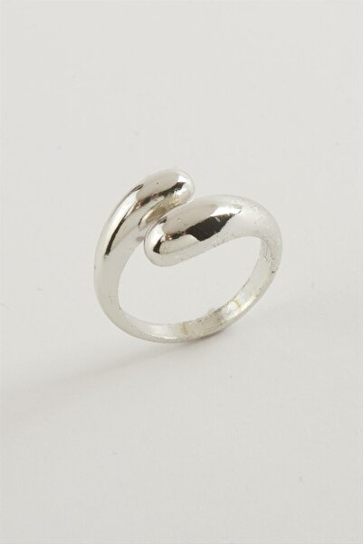 ZERO LAND Ilkestor Oval Metal (123033) Ring-Silver Color