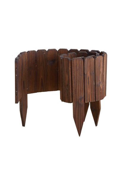 iAhşap Bahçe Çiti Bordür Çiti 20x120 cm çiçek Yatağı ve Toprak Sınırı
