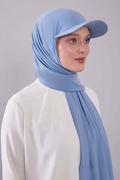 Levidor Light Blue Practical Hat and Shawl