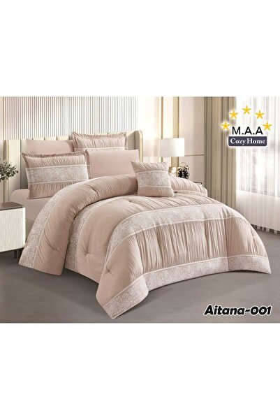 BIET ALMAFROSHAT New Jacquard 7 Pieces Bedspread Set with Valance