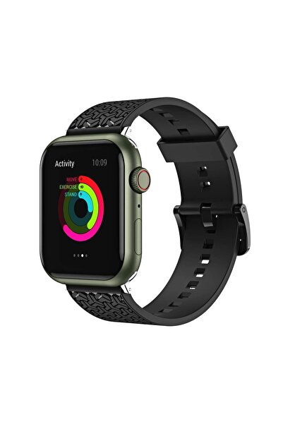 OEM Y TPU Λουράκι Ρολογιού για Apple Watch 38/40/41mm - Μαύρο