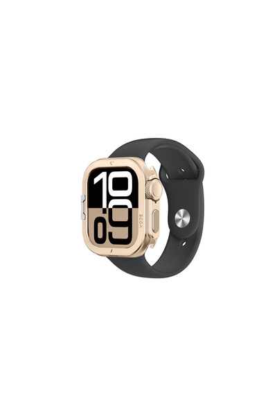 Amazingthing Carcasă de protecție Titan Pro pentru Apple Watch 11 46mm, Auriu