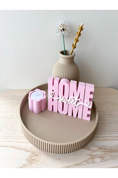 Genel Markalar Home Sweet Home Dekoratif Biblo | 3D Baskı Ev Dekoru | Modern ...