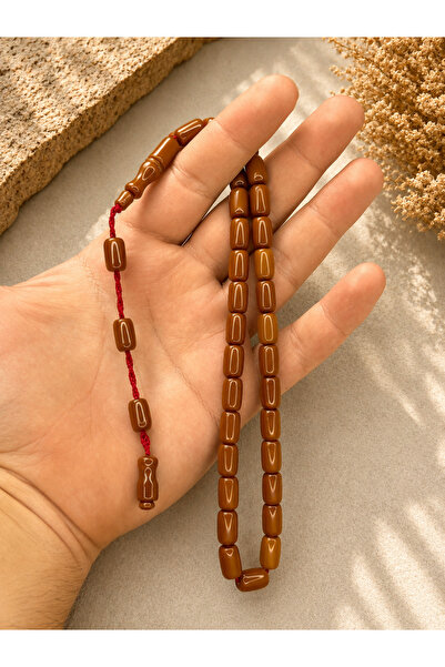 Alturki Tesbih Systematic Stick Amber Prayer Beads Capsule