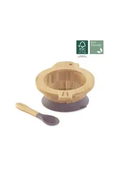 Miniland Set lingurita si bol Bamboo Chick FCS100%
