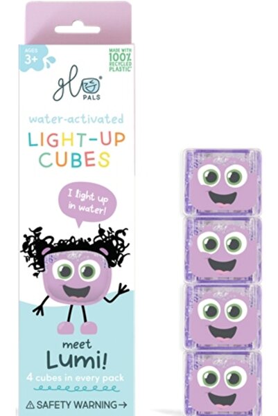Glo Pals Multipak: Cuburi senzoriale care luminează în apă Lumi Purple X2