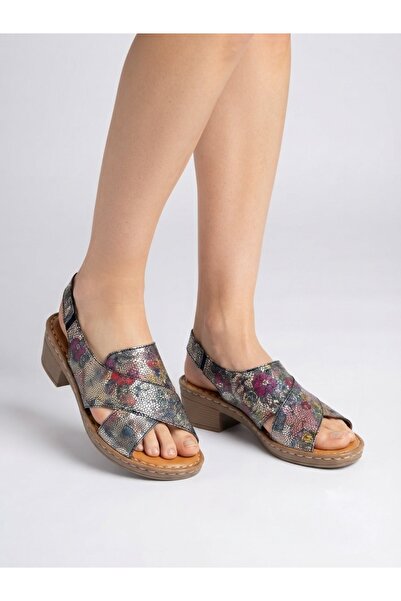 Rüya Shoes صنادل نسائية مرنة من الجلد الطبيعي بنعل ناعم لتقويم العظام ونعل تد...
