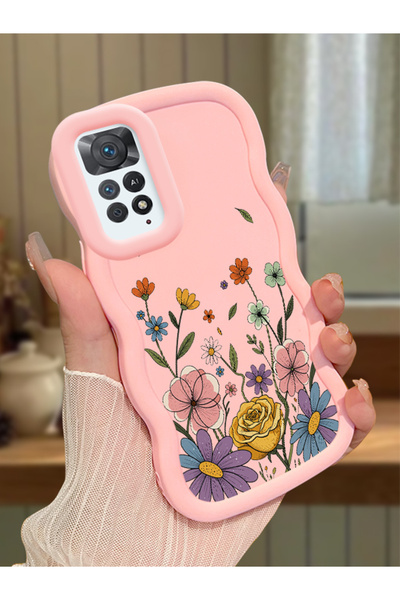 Hontinga Redmi Note 11 Pro 5g Compatible Case Camera Protector Pink Silicone ...
