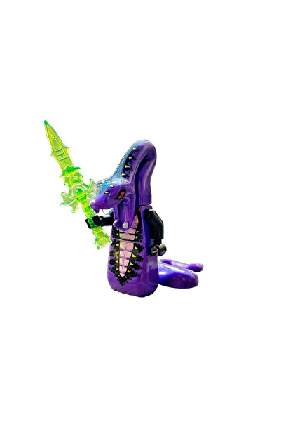 yamanS Ninja Pythor Chumsworth (Mor) Figür Yapı Blok Oyuncak(custom model)