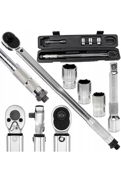 Renew Force Cheie dinamometrică 1/2 " 28-210 Nm + 3 capete 17/19/21, cutie de...