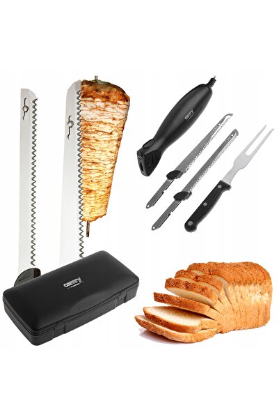 Camryn's Cuțit electric pentru tăiat pâine, carne, kebab, pentru alimente con...
