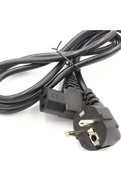 Choice كابل طاقة بطول 1.5 متر/5 أقدام، من نوع C13 IEC بزاوية 90 درجة إلى قابس...