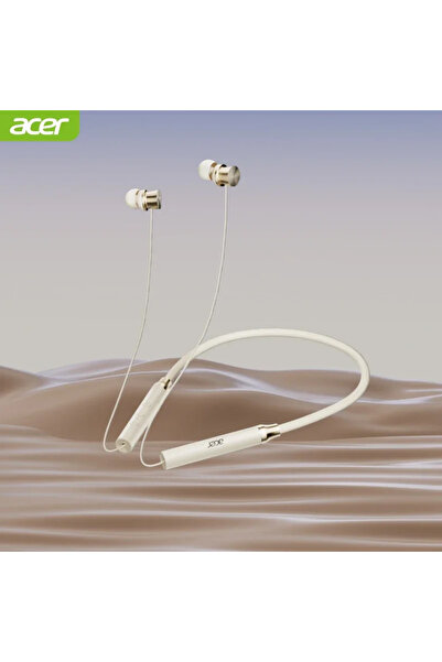 Choice1 WHITE Acer OHR201 Earphone Bluetooth 5.4 Neckband Wireless Headphone ...