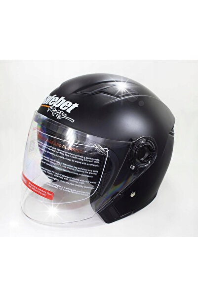 SAFEBET Casca deschisa pentru motocicleta, scuter, quad, go kart, Blenda Scoo...