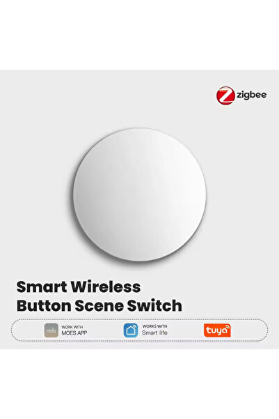 Choice1 MOES White MOES Tuya ZigBee Smart Wireless Button Scene Switch Batter...