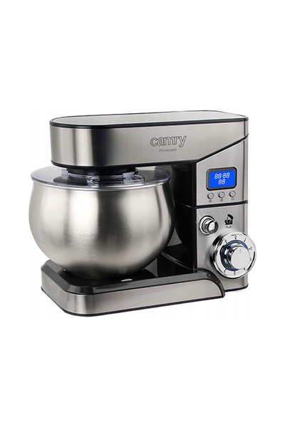 Camryn's Robot de bucătărie planetar 2000W, vas de 5L, capac anti-stropire, alb