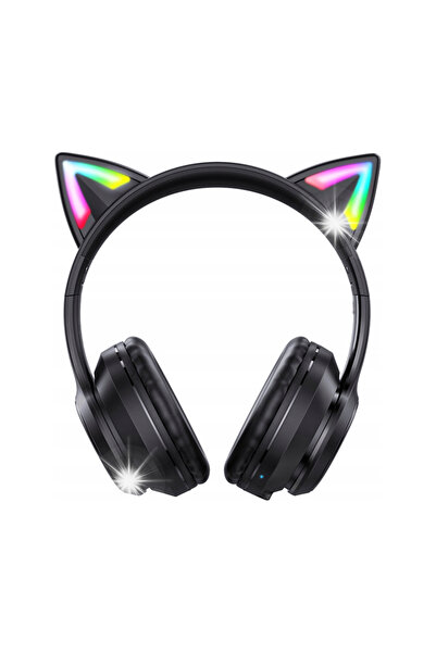 Onikuma Căști wireless B90 cu microfon, cu urechi de pisică, Bluetooth 5.0