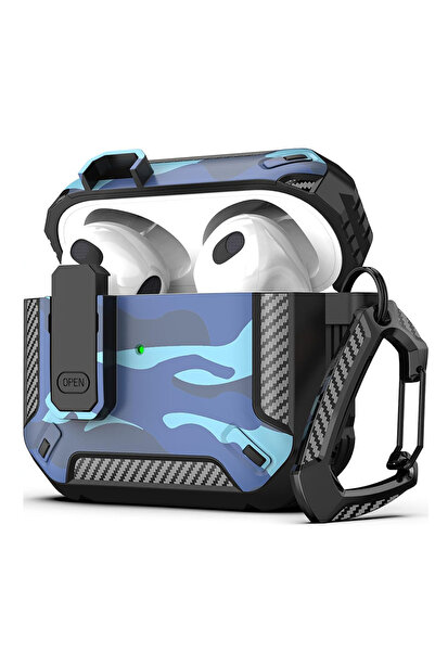 Choice5 for airpods pro 3 camouflage blue Switch Case for AirPods 5 2026 Head...