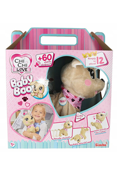 SIMBA-SMOBY Chi Chi Love Chihuahua Jucărie Mascotă Interactivă Câine Bej 30 cm