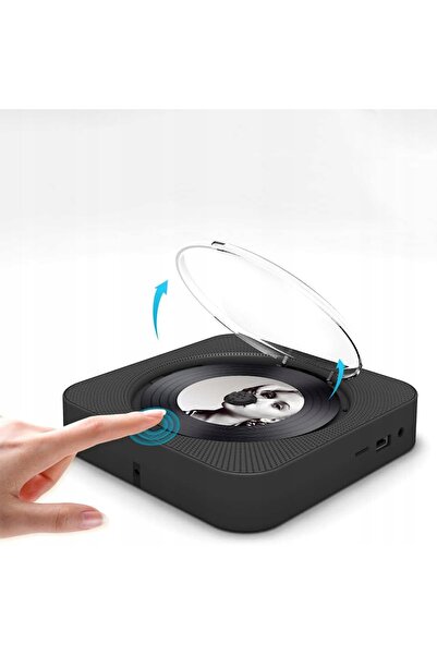 NO BRAND CD player portabil cu baterie, AUX, USB, FM, negru