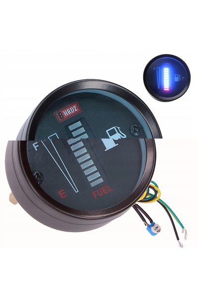NO BRAND Kit indicator de nivel combustibil LED 12V pentru tuning auto și moto