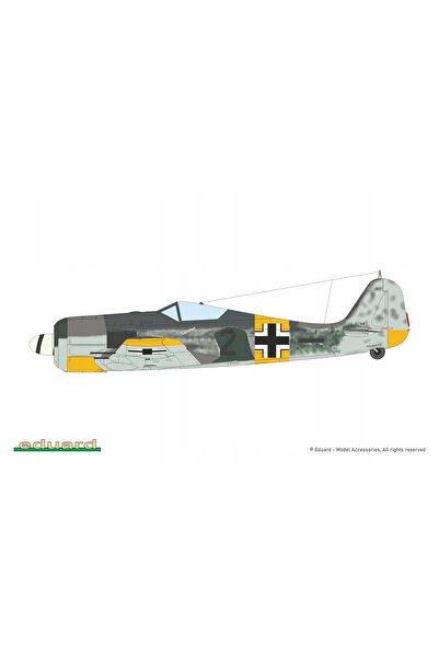 NO BRAND Eduard 82137 1:48 Fw 190A-6 Model de avion de luptă pentru asamblare