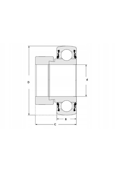 NO BRAND Rulment autocompensator Fd204 Sa204 Flt 20X47X31