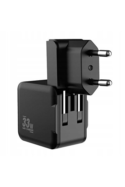 NO BRAND Încărcător rapid Pd3.0 Usb-A Usb-C Us Uk Eu Gan 33W 55.6g Minix P1 Mini
