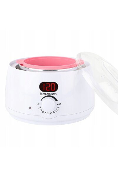 NO BRAND Kit de încălzire ceară depilatoare 5X granule de ceară tare Afișaj LED