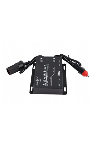 NO BRAND Convertor de tensiune 24V la 12V, Adaptor pentru brichetă auto