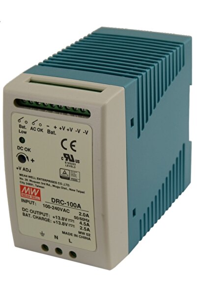 NO BRAND Sursă de alimentare bufferizată DIN Mean Well DRC-100A 12V 4.5A
