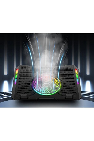NO BRAND Suport de răcire pentru laptop, Suport de răcire RGB pentru notebook...