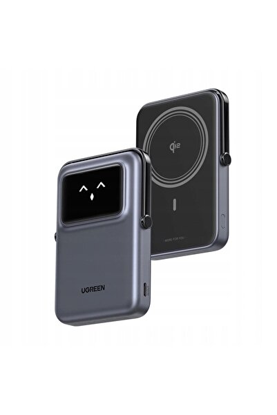 Ugreen UNO PB764 Power Bank 10000mAh Gri Qi2 15W USB-C 20W Cu Suport