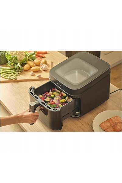 NO BRAND Friteuză cu aer cald fără ulei Sencor Sfr6900Bk 1700W 6,5L 12 Programe