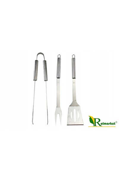 NO BRAND Set de accesorii pentru grătar Mg111 Master Grill, 3 piese, 37 cm