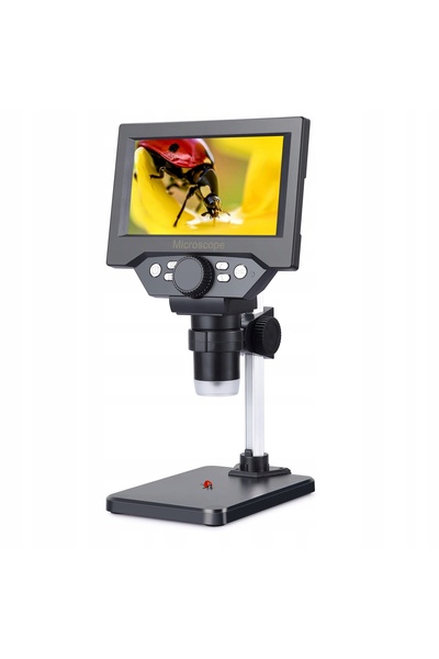 NO BRAND Microscop Digital Portabil pentru Lipit FHD 1080P Ecran de 5.5 inch