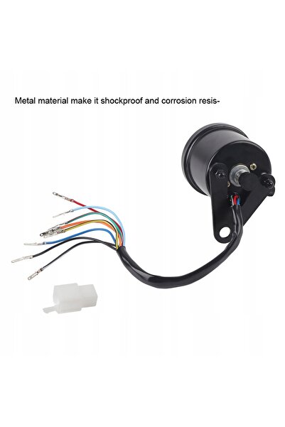 NO BRAND Turometru și ceas contor universal LED 12V pentru motocicletă