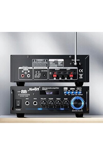 NO BRAND Amplificator Stereo Bluetooth Aux pentru Karaoke Moukey Mamp3 100 W