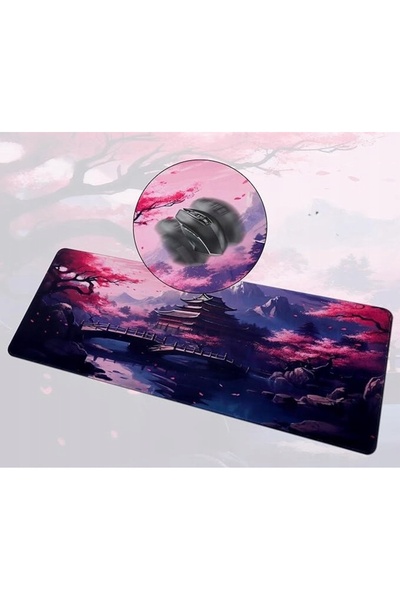 NO BRAND Mouse Pad pentru Desktop 80X30 Mare XL, Covoraș de Birou din Cauciuc...